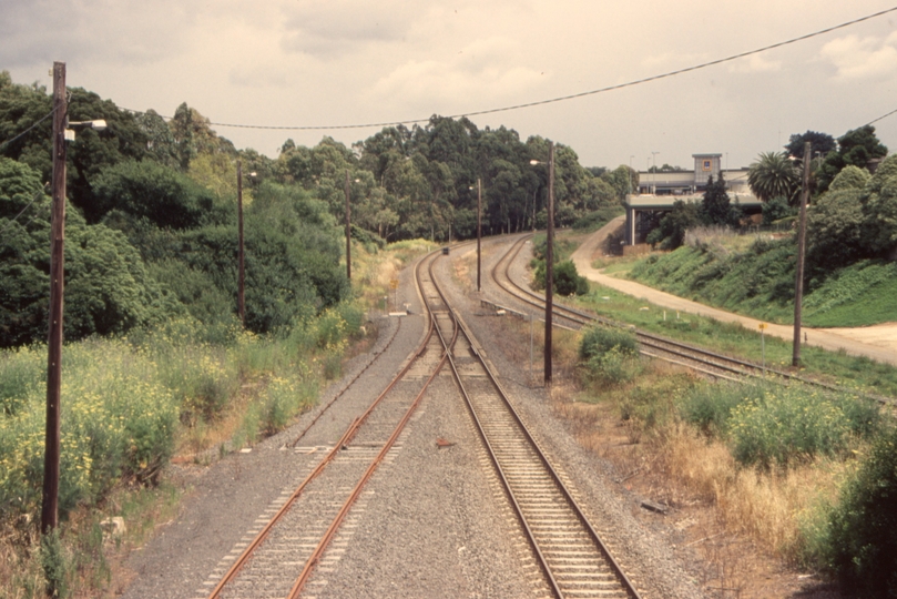 133281: Warragul looking towards Melbourne along South Line