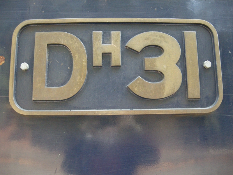 135056: Lakeside Cabside Numberplate on DH31