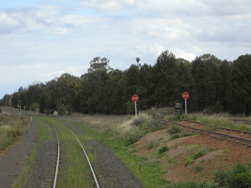 135707: Coonamble Line 523.5 km Siding South end points looking towards Sydney