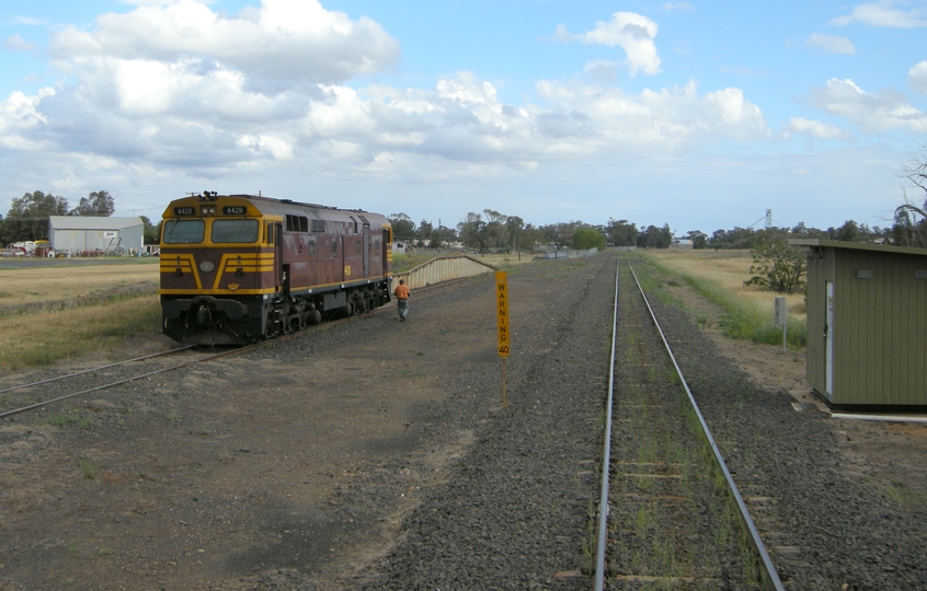 135715: Gilgandra 44211 stabled from RTM Special looking towards Sydney