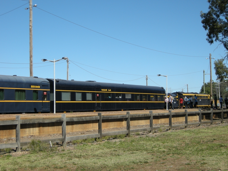 136488: Maryborough Norman at rear Down SRHC Special and S 303 leading Up El Zorro Grain Train