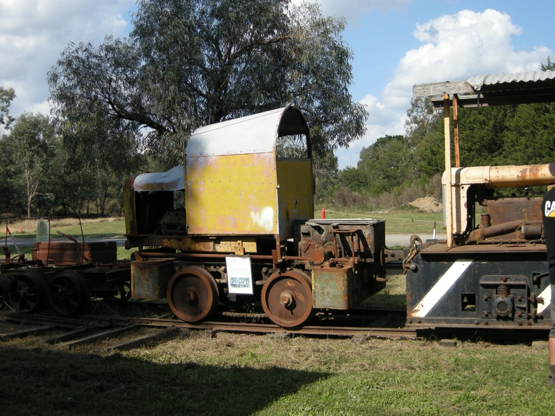 136565: Alexandra rebuilt 1067 mm gauge Day's Tractor from Leesville Tasmania