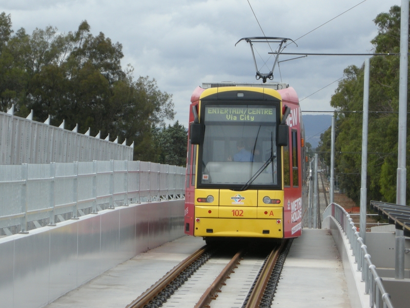 136664: South Road Overpass to Hindmarsh Flexity 102