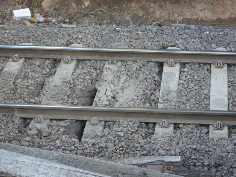 136802: Wangaratta Track defect in East Line just North of Platform
