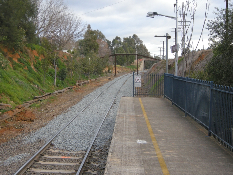 136936: Wangaratta East Line looking towards Melbourne