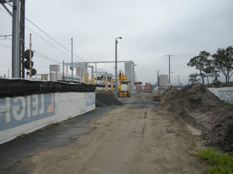 136941: Westall New platform site looking towards Melbourne