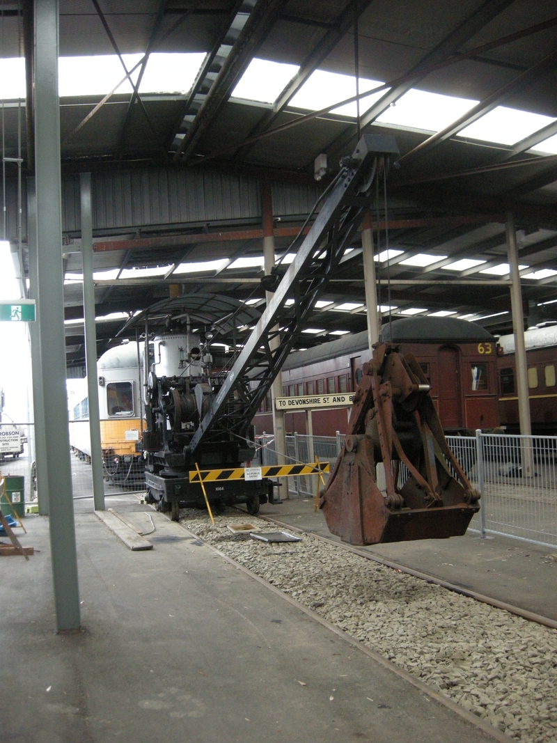 137310: Thirlmere NSW Rail Transport Museum Steam Crane 1064
