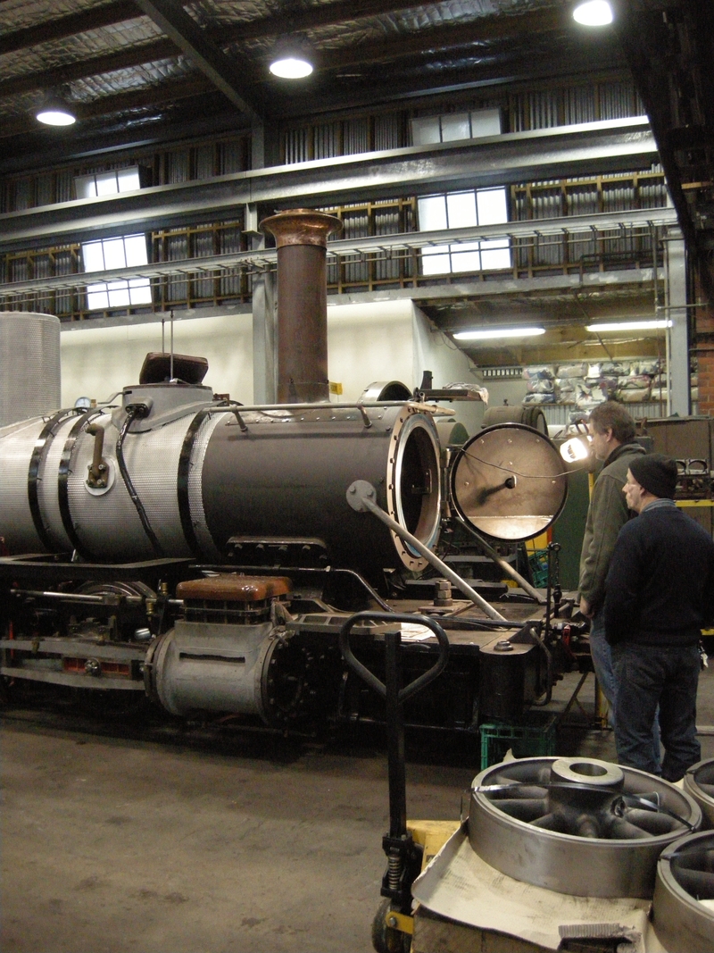 137598: Belgrave Locomotive Workshop 12A under overhaul
