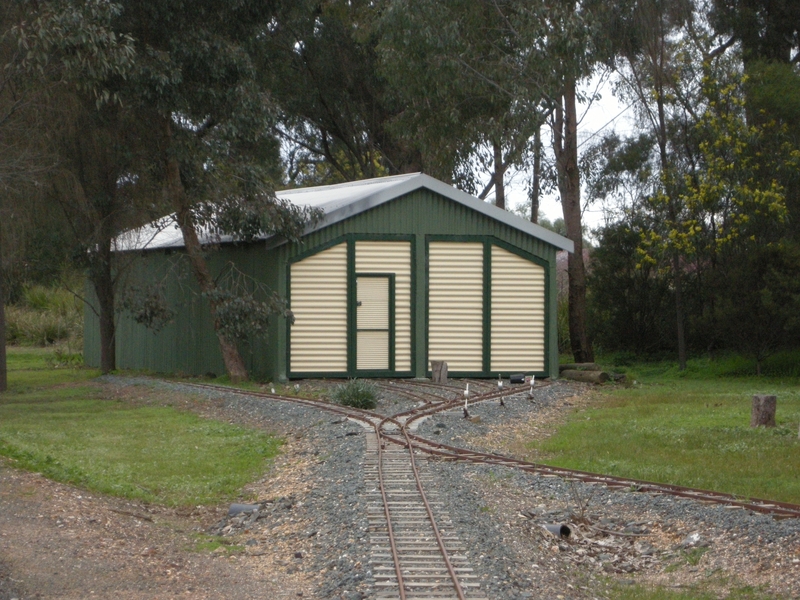 137740: Elmore Miniature Railway Rolling Stock Shed