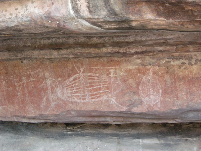 201620: Kakadu NP NT Ubirr Rock Painting