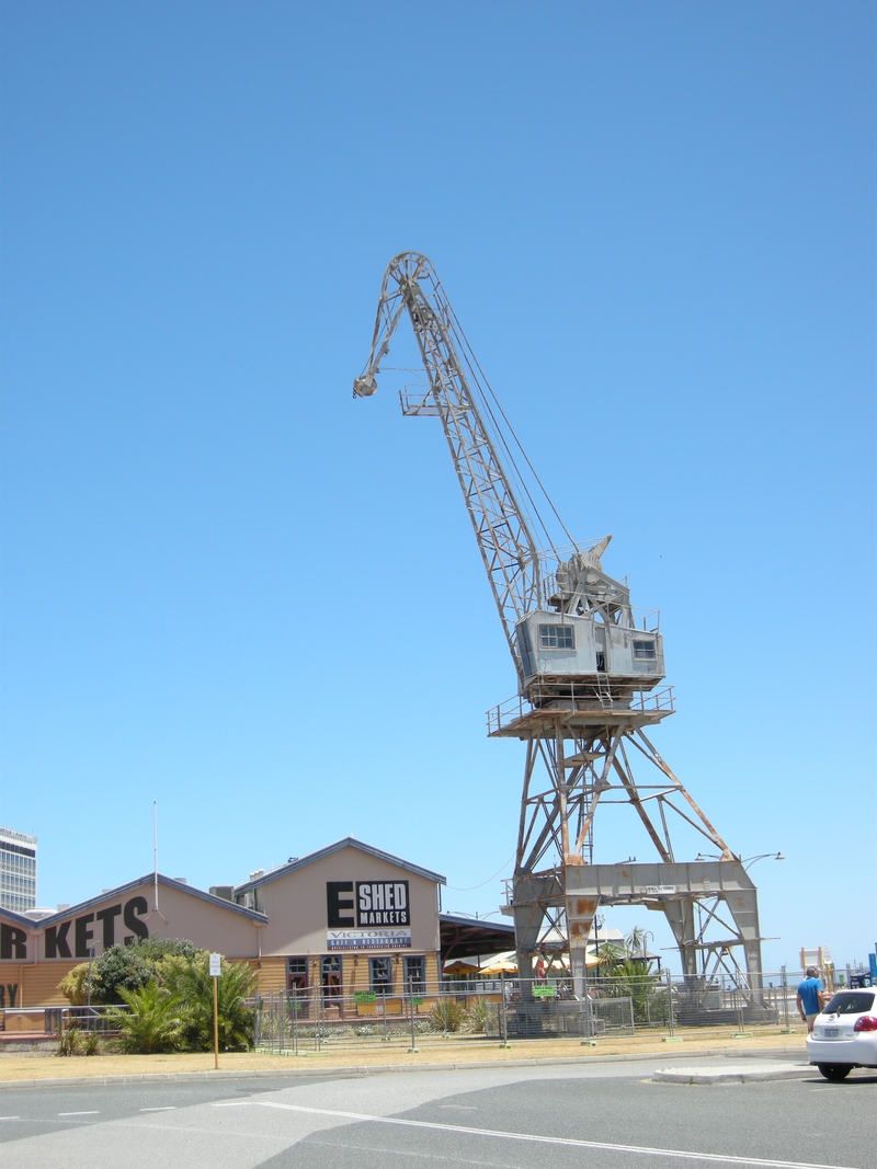 201653: Fremantle Western Australia Old Wharf Crane