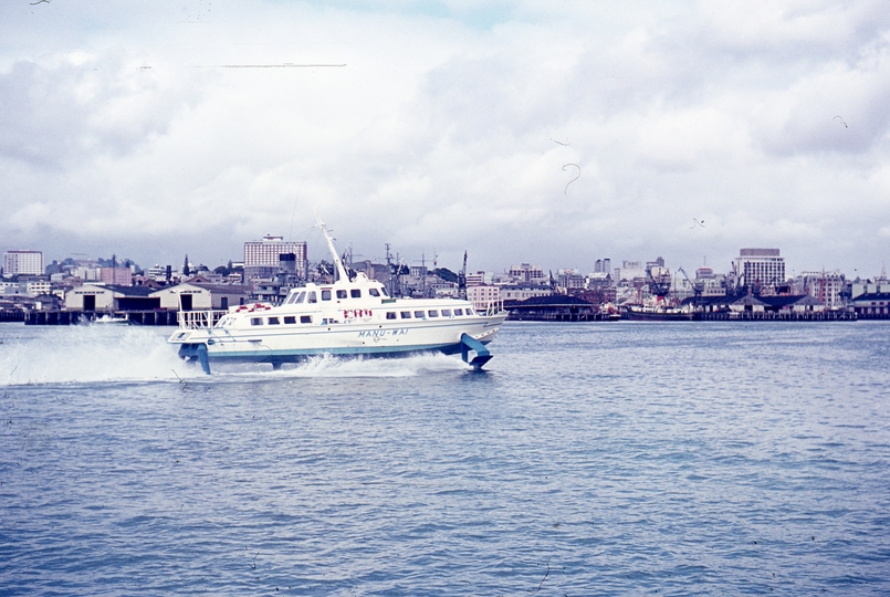 400229: Auckland Harbour North Island NZ Hydrofoil boat  'Manu-Wai'