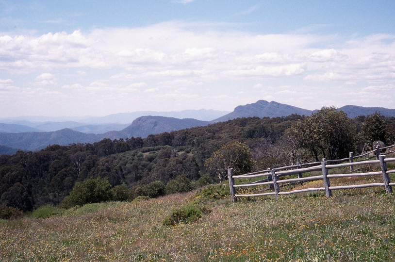 400657: The Clear Hills Victoria Mount Cobbler and Mount Buffalo in distance