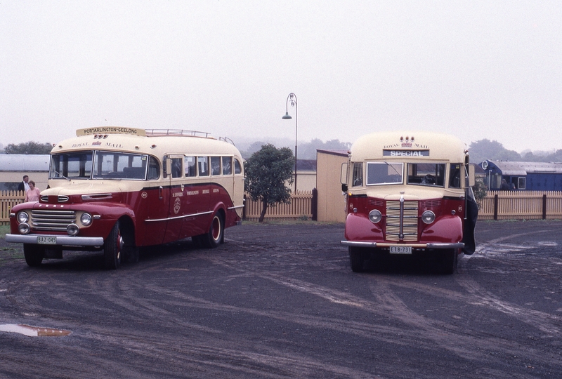 400742: Drysdale Railway Station Victoria Vintage Buses