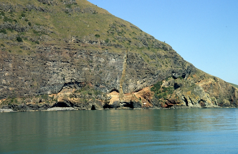 400993: Lyttelton Harbour South Island NZ Geological feature