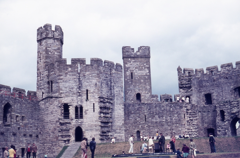401398: Caernarvon Castle Interior Caernarvonshire Wales