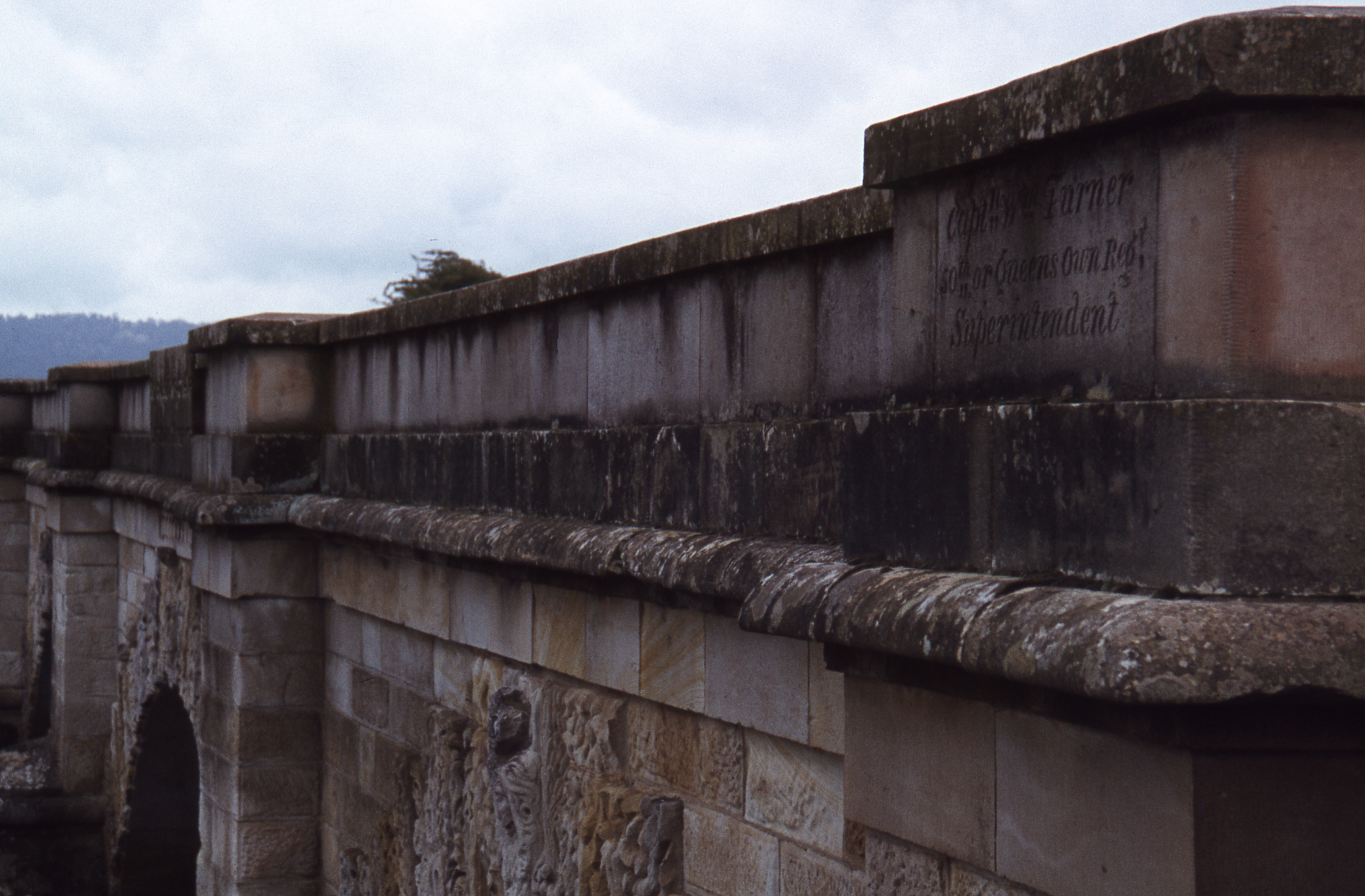 Weston Langford400371 Ross Tasmania Bridge Inscription At East End