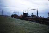 100078: Sunshine Up Ballast N 429 receding view showing vertical boilered steam crane