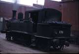 100114: Sunshine Harvester Works Shunter F 176 Inside Works Bunker end