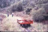 100160: Landslide - School Road (1), Section Red Casey Jones Trolley and One Ton Trailer