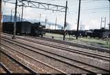 100186: Kyoto Japan Marshalling Yard Scene Steam Loco in Distance Photo W M Langford