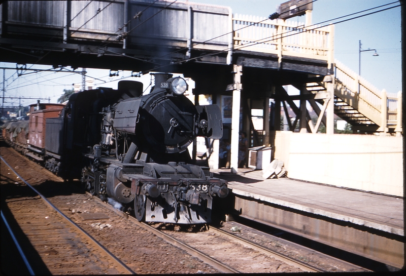 100240: Footscray Down Goods J 538 Under footbridge Williamstown Line