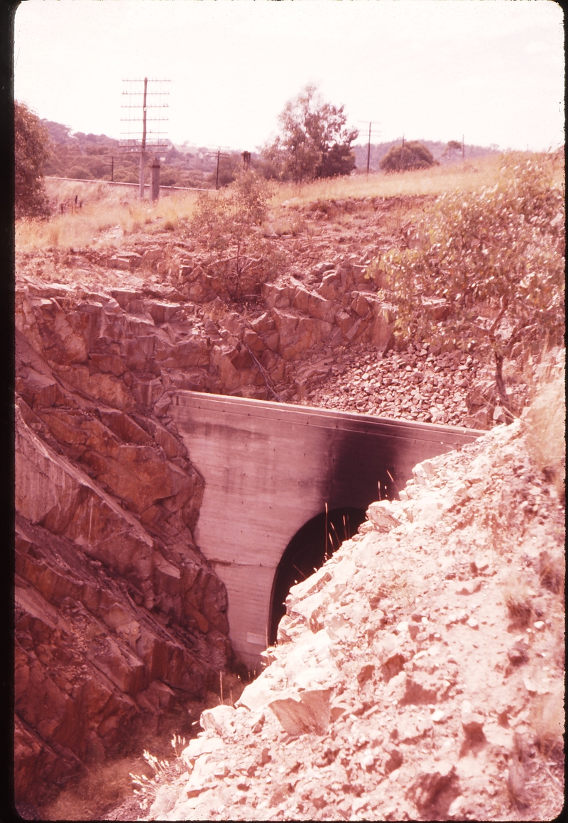 100299: Bethungra Spiral Down Portal Lower Tunnel Down Track in Background