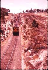 100309: Bethungra Spiral Up Riverina Express 4453 Head on in cutting on up side of second tunnel