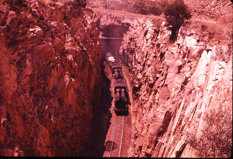 100312: Bethungra Spiral Up Goods 5594 5316 Looking down between tunnels