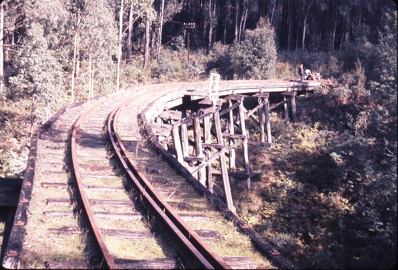 100568: Curved Trestle Bridge 8 Looking West