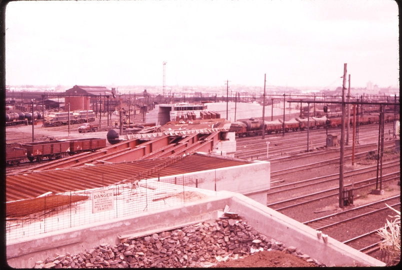 100726: North Melbourne Flyover under Construction