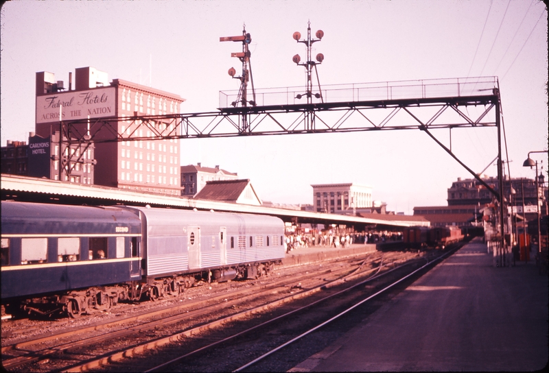 100833: Spencer Street PHN 2361 at rear of Down Spirit Of Progress. First Operation of Southern Aurora Stock