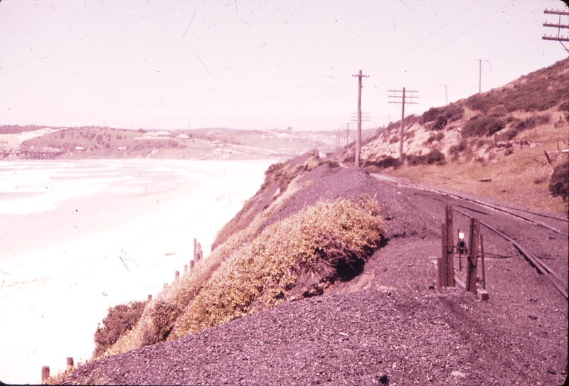 101117: Catherine Hill Bay Looking along line down from Exchange Sidings