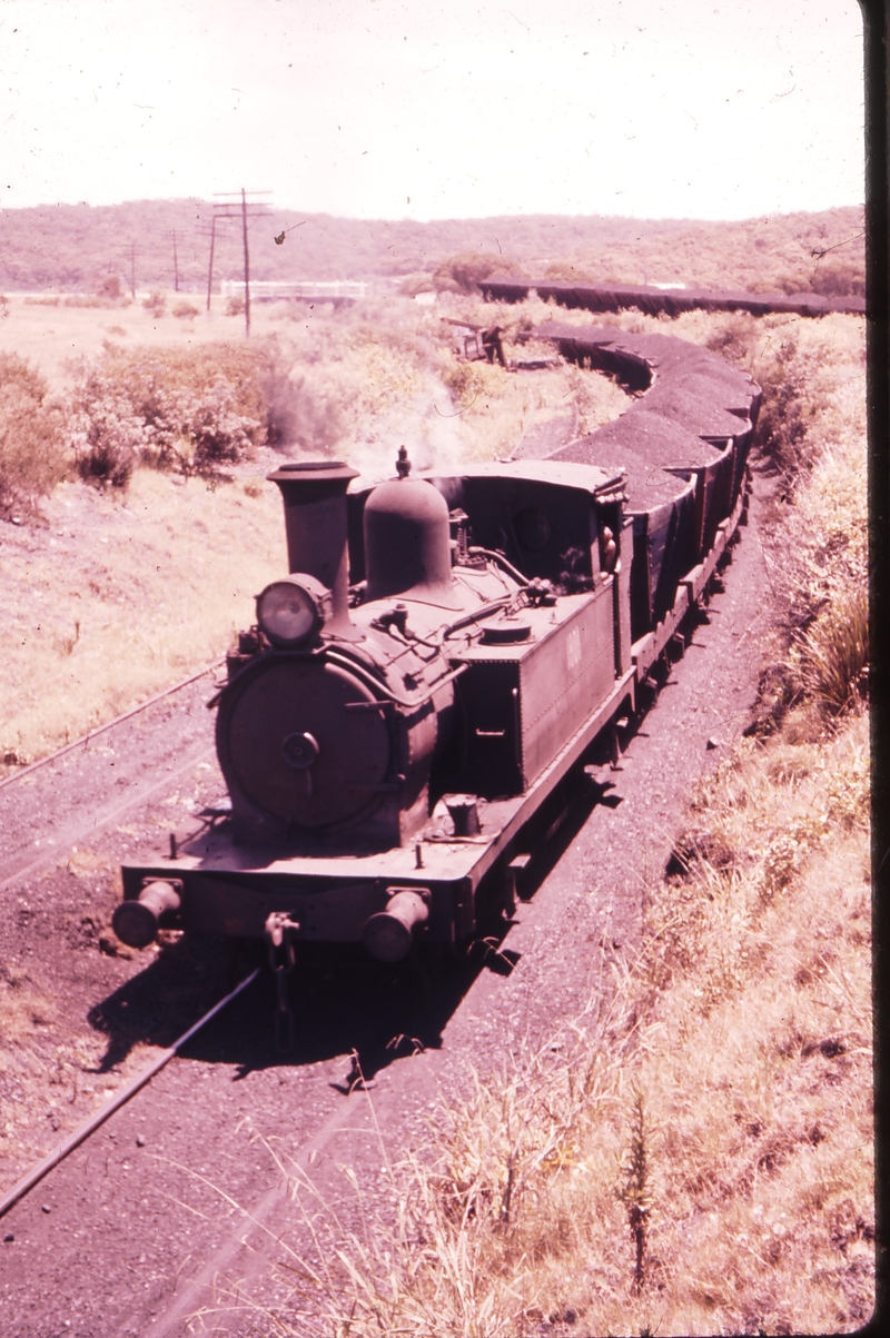 101122: Catherine Hill Bay Exchange Sidings Coal Train from Mine 1801