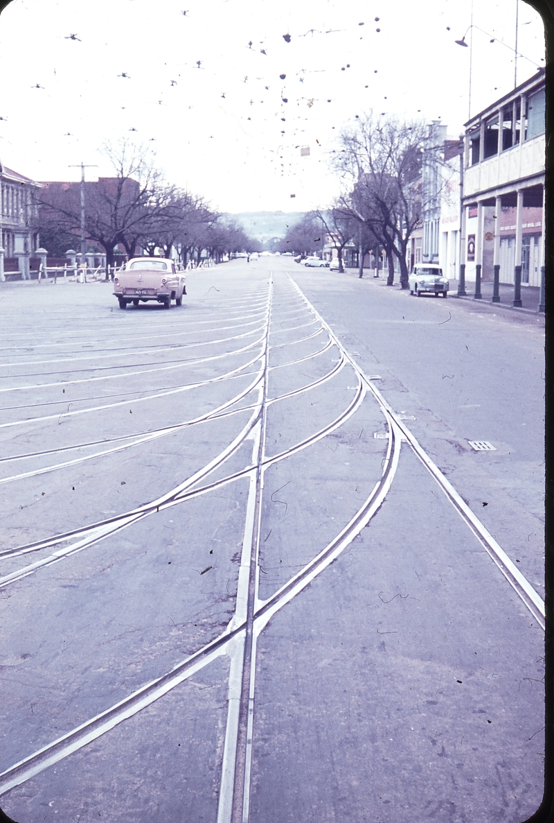 101781: Tram Tracks in Angas Street outside Depot