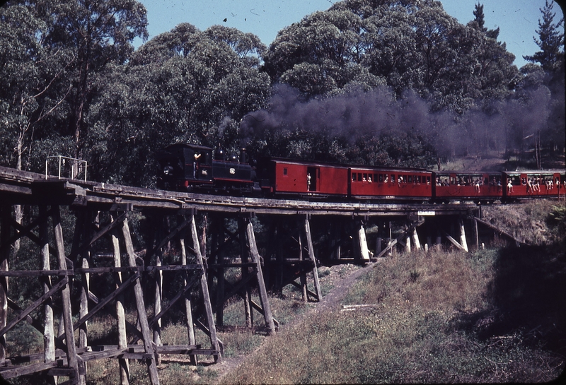 102441: Monbulk Creek Trestle 2:53pm Up Passenger 6A