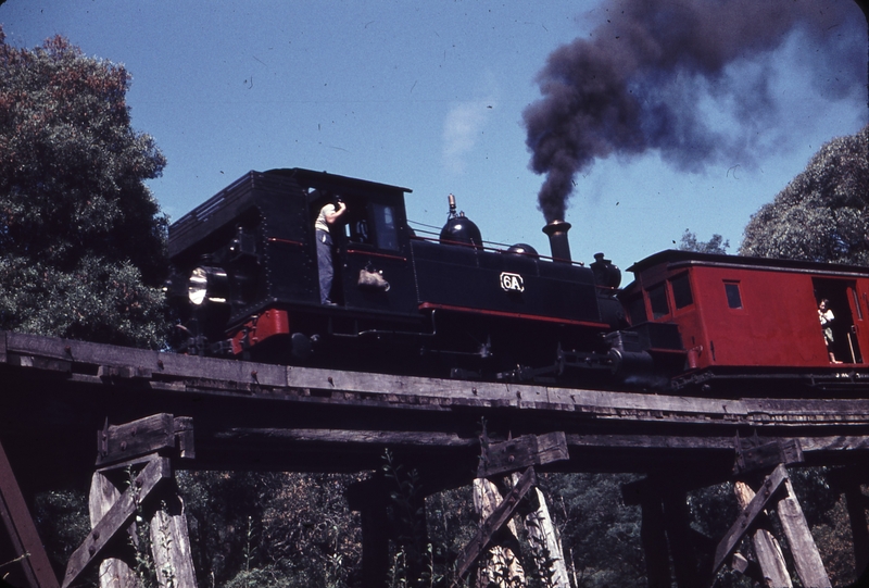 102442: Monbulk Creek Trestle 2:53pm Up Passenger 6A