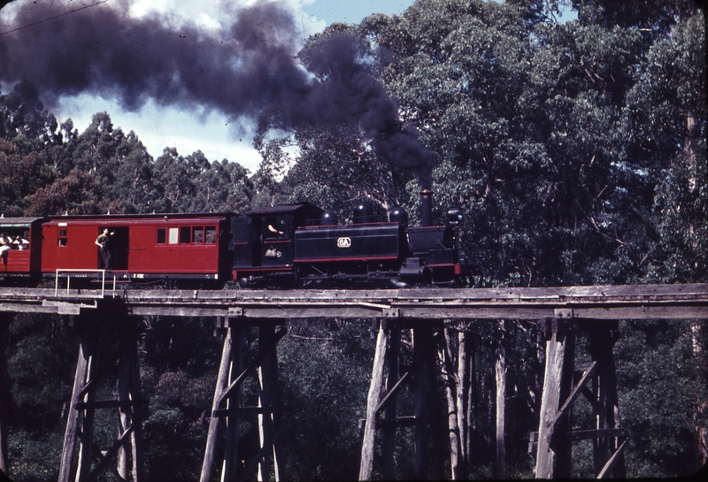 102443: Monbulk Creek Trestle 3:40pm Down Passenger 6A