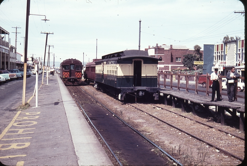 102837: Semaphore Suburban Train in No 1 Road and ARHS Special in No 2 Road