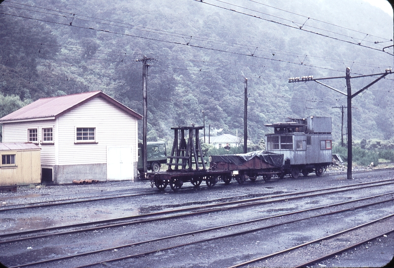 103770: Otira Inspection Vehicle and train