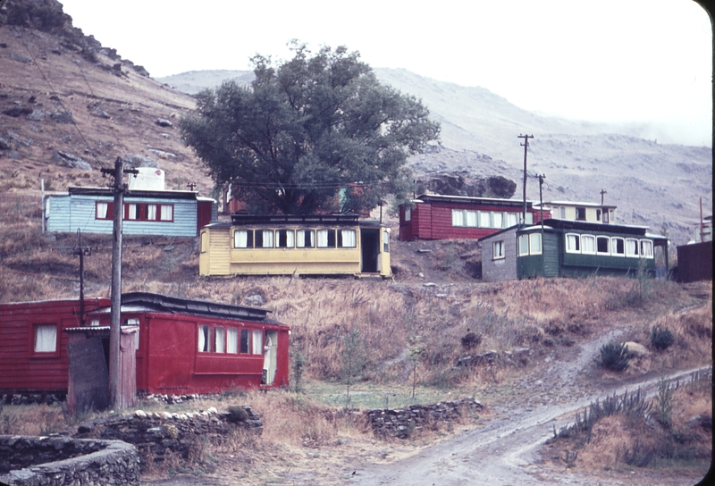 103860: Cromwell up side Dunedin Tramcar bodies