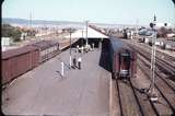 106351: Port Pirie Junction Solomontown Left Westbound Trans Australian Express GM 18 docking and right SAR BG Cars