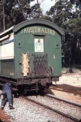 106436: Jarrahdale No 1 Brakevan ZJ 427 at rear of Down ARHS Special