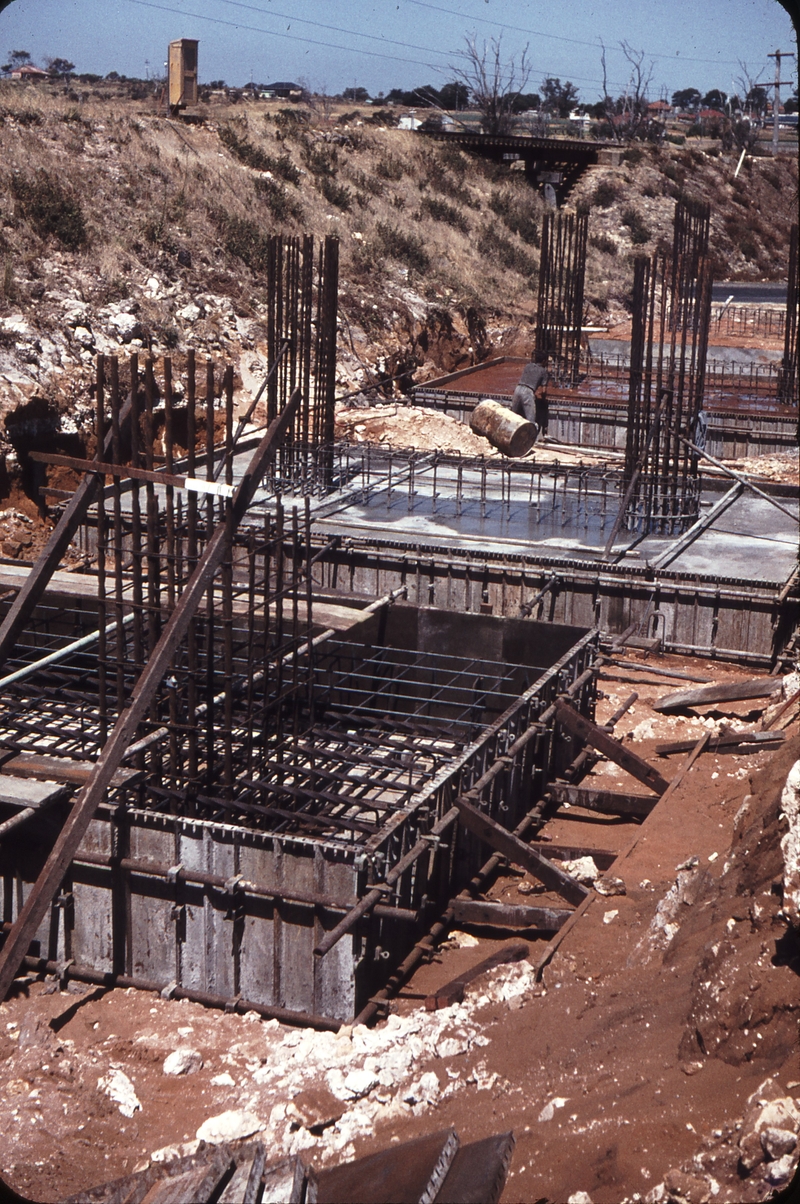 106742: Hamilton Road Bridge Foundations Looking East