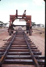 106823: Doodlakine down side Straddle Crane at end of steel on Standard Gauge Line Looking East