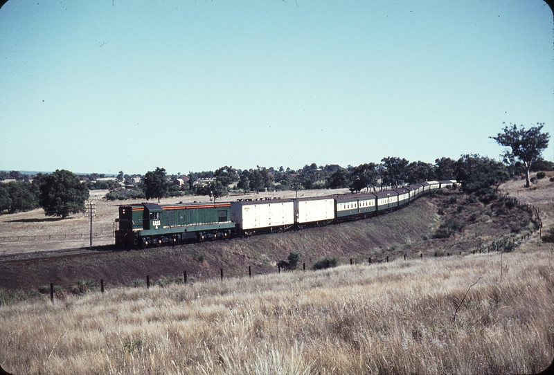 106866: Mile 13.5 Old ER Up Kalgoorlie Passenger A 1501