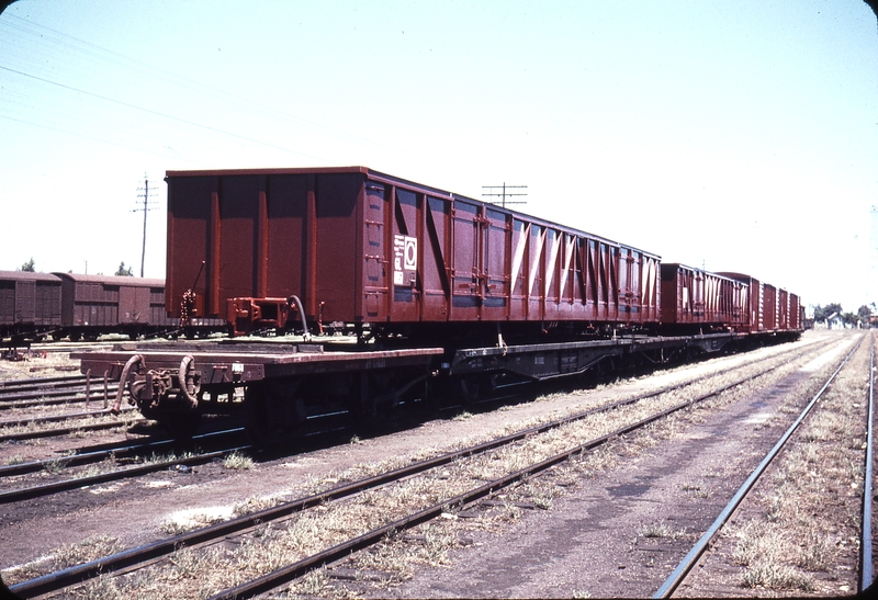 106975: Bellevue Yard Commonwealth Railways GL and VE Wagons on delivery from Comeng