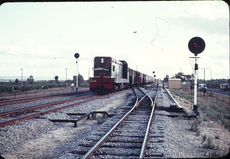 107072: Millenden Junction Down Kalgoorlie Express A 1504 First Passenger Train on Avon Valley Route