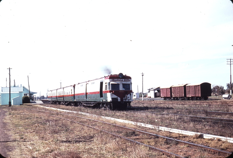 107125: Pinjarra Down Bunbury Belle Wildflower Railcar ADF 492 leading