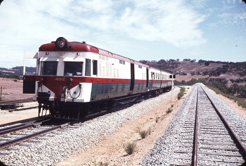 107182: West Toodyay Down WAGR Special Wildflower Railcar ADF 492 leading